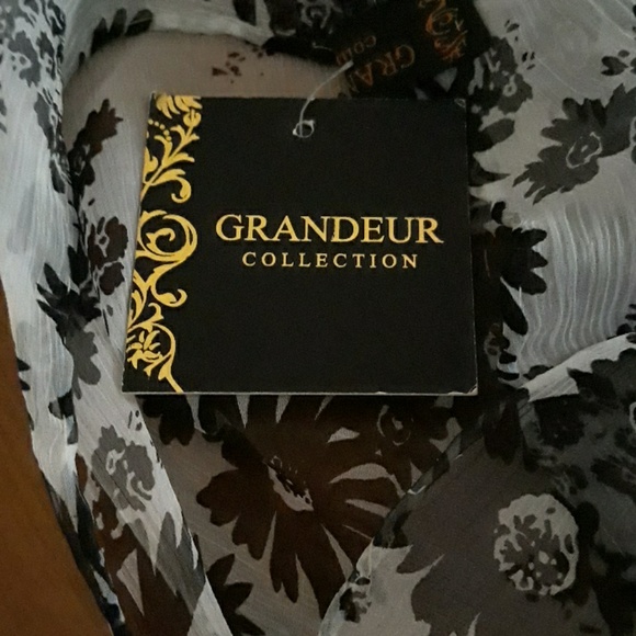 Sweet NWT Grandeur 100% Oblong Silk Scarf - Picture 2 of 4